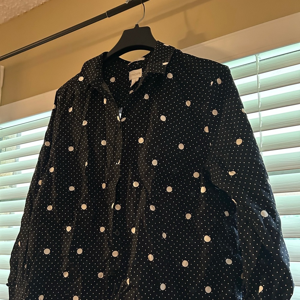 Chicos no iron button down shirt